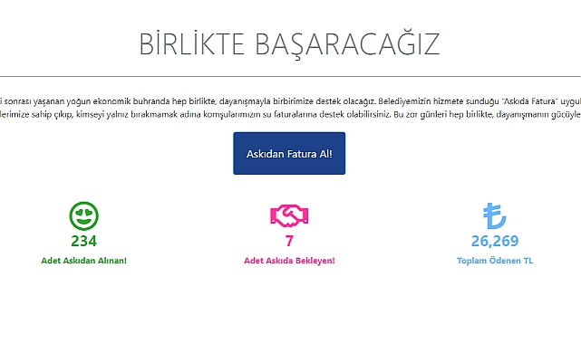 Lüleburgaz Belediyesi'nden "Askıda Fatura" Uygulaması: Yardımseverler Faturalara Destek Oluyor