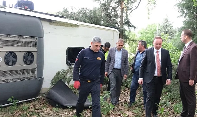 Kırklareli Belediye Başkanı Derya Bulut'tan Kaza Sonrası Hızlı Müdahale