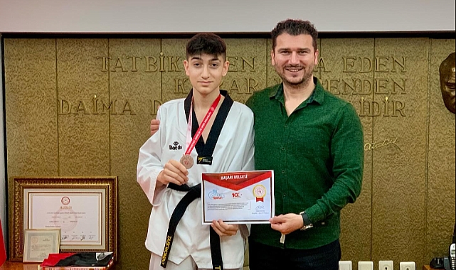 Başarılı Taekwondo Sporcu Yusuf Acar'ı Ağırladı