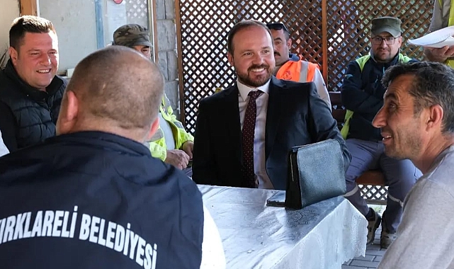 Kırklareli Belediye Başkan Yardımcıları, Personelle Bayram Sonrası Moral Ziyareti Gerçekleştirdi