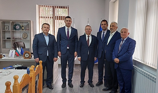 Trakya Üniversitesi'nden Kırcaali Belediye Başkanı Aycan Ahmed'e Hayırlı Olsun Ziyareti