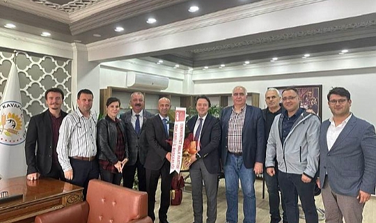CHP Kırklareli İl Örgütü, Kavaklı Belediye Başkanı Ufuk İn’i Ziyaret Etti