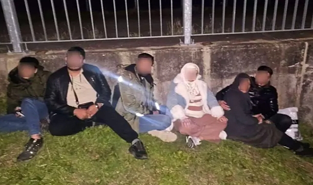 Edirne'de 6 kaçak göçmen ve 1 organizatör yakalandı