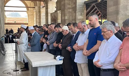 Edirne'de Gazzeliler için gıyabi cenaze namazı kılındı