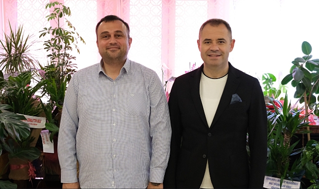 Karahalil Tarım Kredi Kooperatif Müdürü Barış Özkan'dan Belediye Başkanı Derya Bulut'a Hayırlı Olsun Ziyareti