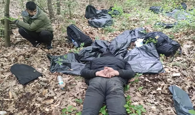 Kargo minibüsü ile göçmen kaçakçılığına suçüstü: 17 organizatör tutuklandı