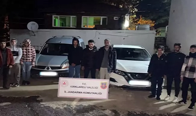 Kırklareli'de 352 kaçak göçmen yakalandı, 14 organizatör tutuklandı