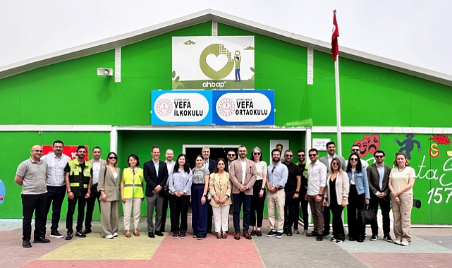 Pfizer Türkiye ve Ahbap Derneği'nden anlamlı iş birliği: Deprem Bölgesi Adıyaman'da Vefa İlk ve Orta Okulu Açıldı