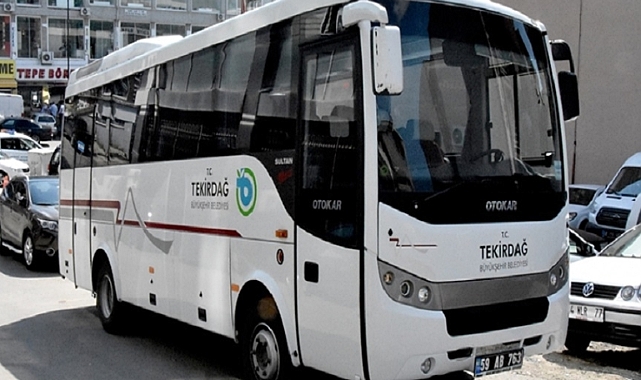 Tekirdağ Büyükşehir Belediyesi'nden Ramazan Bayramı'na Özel Ücretsiz Servis Hizmeti
