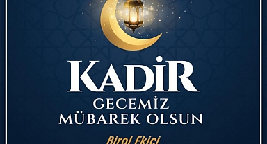 Kırklareli Valisi Birol Ekici’den Kadir Gecesi Mesajı: "Rahmet ve Mağfiret Kapıları Açılıyor"