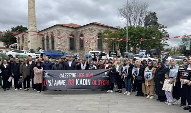 AK Parti'li kadınlardan Gazze açıklaması: Günde ortalama 63 kadın ölüyor