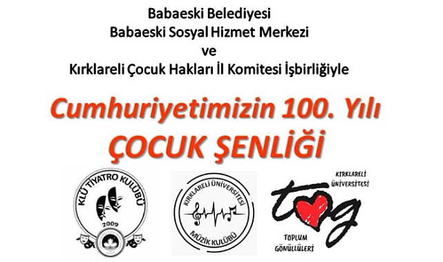 Babaeski'de Çocuk Şenliği
