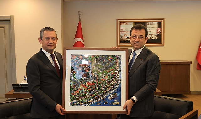 İmamoğlu'na Üçüncü Dönem Tebrik Ziyareti: Özel'den Hizmet Vurgusu