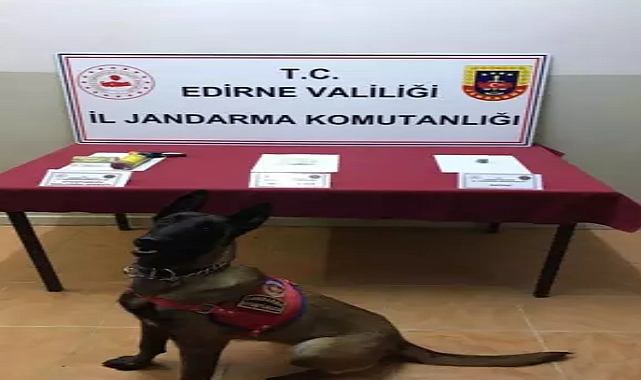 Edirne'de araçta uyuşturucu ele geçirildi
