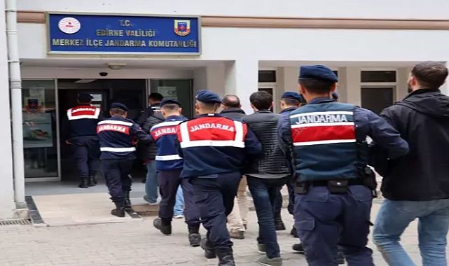 Edirne'de aranma kaydı olan 117 kişi yakalandı