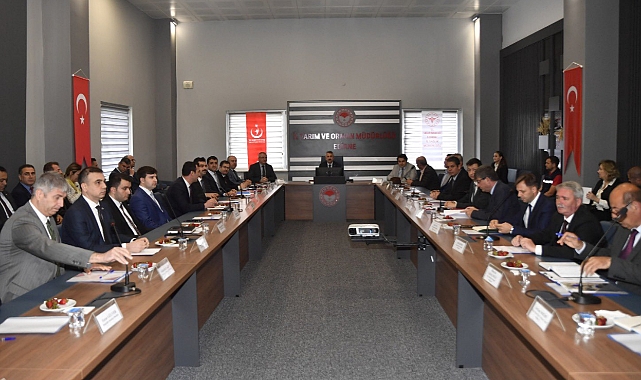 Edirne'de Önlem Toplantısı Düzenlendi
