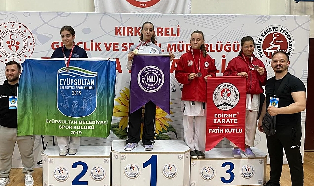 Edirne Kutlu Spor Kulübü Karate Takımı, Trakya Karate Ligi'nde Göz Kamaştırdı