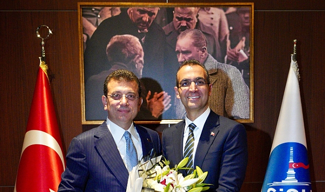 İMAMOĞLU’NDAN ŞAHAN’A TEBRİK ZİYARETİ
