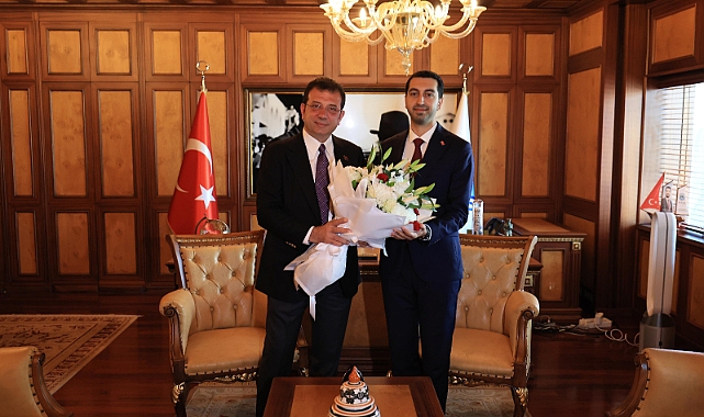 İMAMOĞLU'NDAN TUZLA BELEDİYE BAŞKANI BİNGÖL'E TEBRİK ZİYARETİ