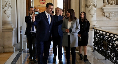İMAMOĞLU PARİS'TE ÖNCE BÜYÜKELÇİMİZİ, SONRA BELEDİYE BAŞKANI HİDALGO'YU ZİYARET ETTİ