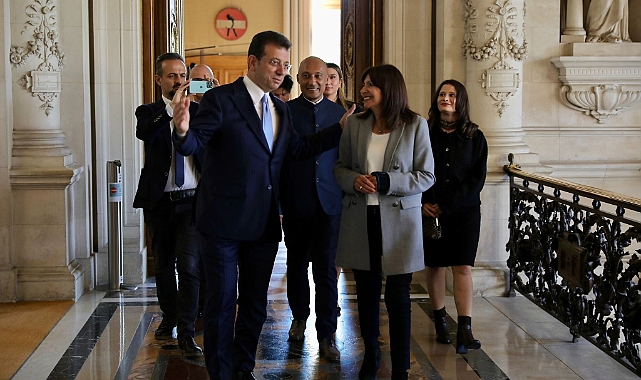 İMAMOĞLU PARİS'TE ÖNCE BÜYÜKELÇİMİZİ, SONRA BELEDİYE BAŞKANI HİDALGO'YU ZİYARET ETTİ