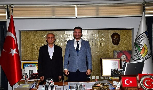 Kaymakam Elmacıoğlu'ndan Başkan Yayla'ya "Hayırlı Olsun" Ziyareti