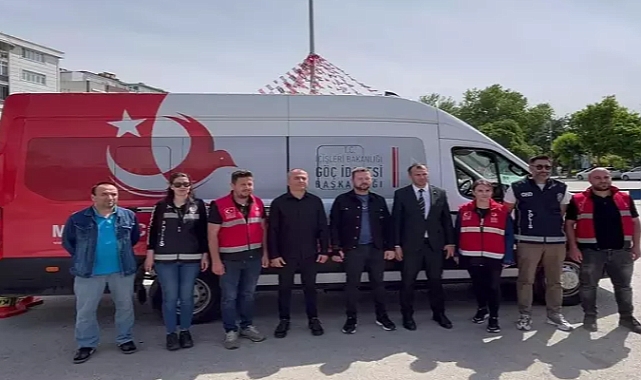 Mobil Göç Noktası uygulama aracı Kırklareli'nde hizmet vermeye başladı