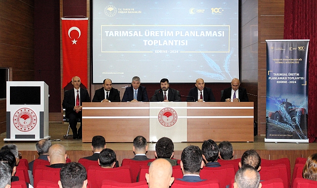Tarımsal Üretimin Planlanması Toplantısı Yapıldı