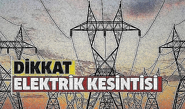 Tekirdağ'da Elektrik Kesintisi