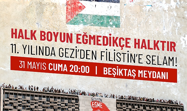 TKP'den Gezi Direnişi'nin yıldönümünde Filistin halkının direnişini selamlamak için buluşma çağrısı