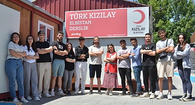 Afetzede Öğrenciler YKS'ye Kızılay Kütüphanesi'nde Hazırlandı