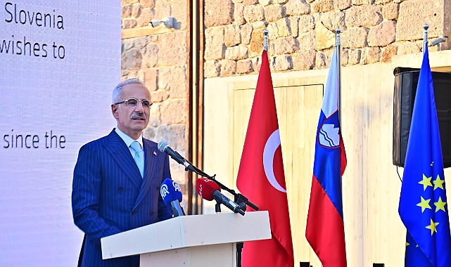 BAKAN URALOĞLU, SLOVENYA MİLLİ GÜNÜ RESEPSİYONU'NDA KONUŞTU
