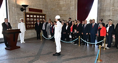 Başkan Gerenli Anıtkabir'de
