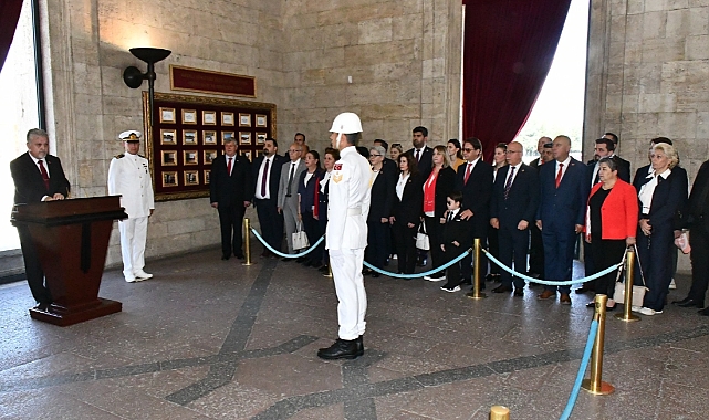 Başkan Gerenli Anıtkabir'de