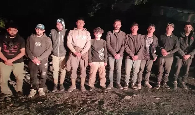 Edirne'de 10 kaçak göçmen yakalandı