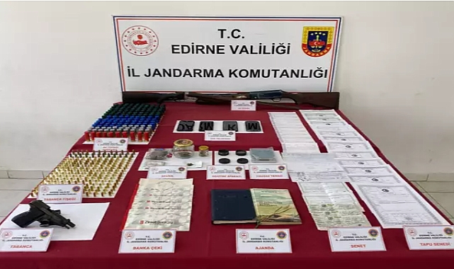 Edirne'de tefeci operasyonu: 4 gözaltı