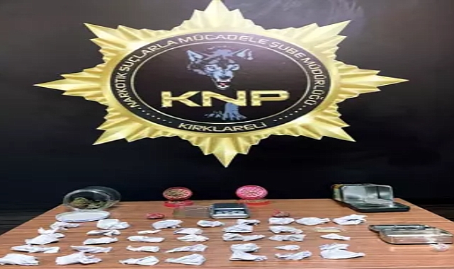 Kırklareli'de satışa hazır uyuşturucular ele geçti; 1 tutuklama