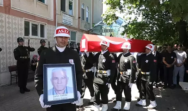 Kırklareli'de vefat eden Kıbrıs gazisi, son yolculuğuna uğurlandı