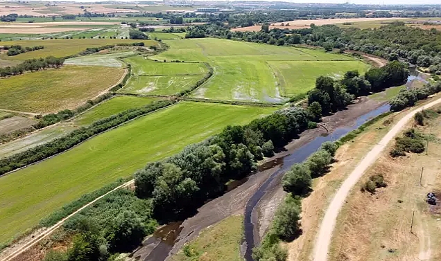 Tunca Nehri kuruma noktasına geldi, çeltik sulaması durdu
