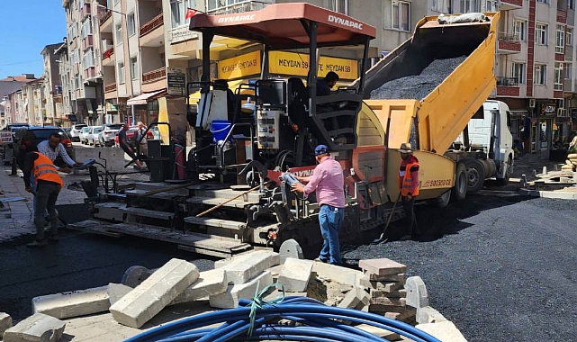ASFALT SERİM ÇALIŞMALARIMIZ DEVAM EDİYOR