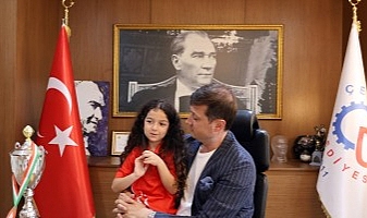AVRUPA 2.’Sİ KUMSAL’DAN BAŞKANIMIZ AKAY’A ZİYARET