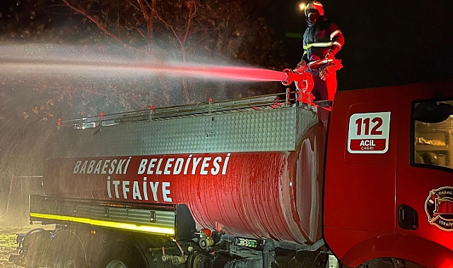Babaeski Belediyesi İtfaiye Müdürlüğü: 7/24 Kesintisiz ve Özverili Hizmet
