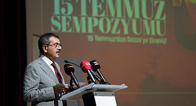 BAKAN TEKİN, "8. ULUSLARARASI 15 TEMMUZ SEMPOZYUMU"NA KATILDI