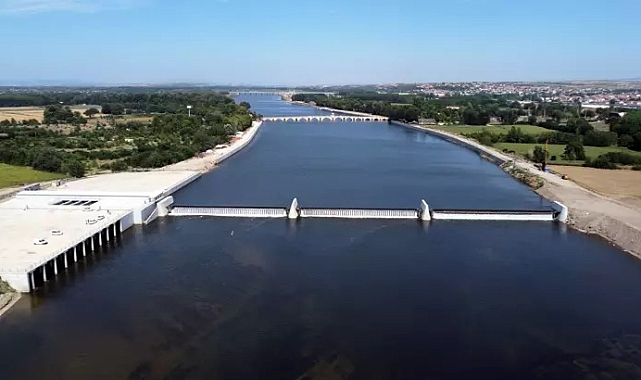 Debisi düşen Meriç Nehri'ne 600 bin metreküp su salınacak