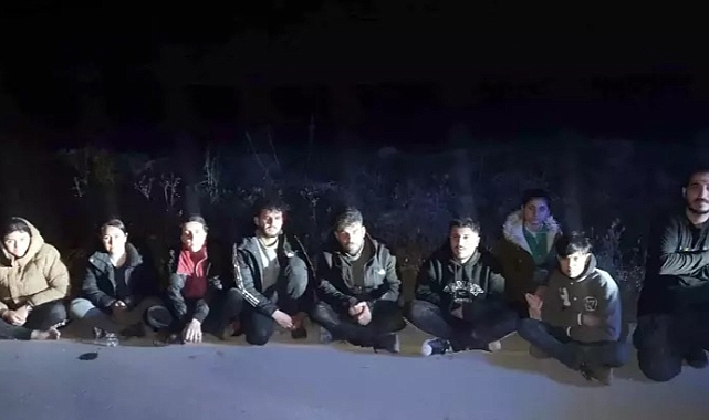 Edirne’de 10 kaçak göçmen yakalandı