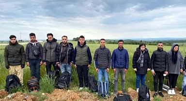 Edirne'de 282 kaçak göçmen ile 5 organizatör yakalandı