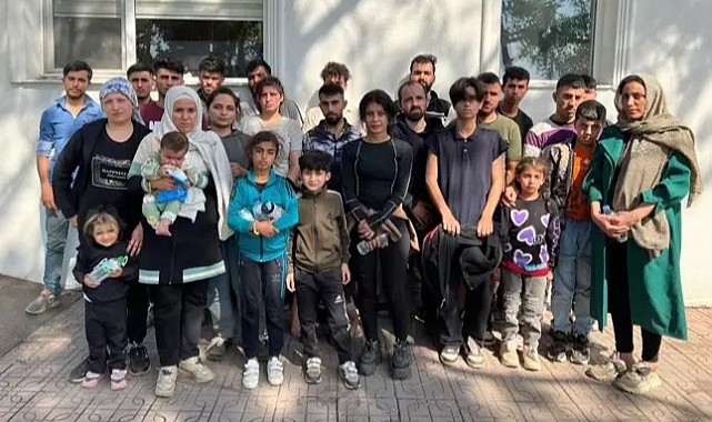 EDİRNE'DE 32 KAÇAK GÖÇMEN YAKALANDI