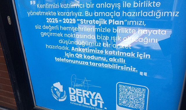 KIRKLARELİ BELEDİYESİ, 2025-2029 STRATEJİK PLANI İÇİN HALKIN GÖRÜŞLERİNİ ALIYOR