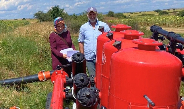 Kırklareli İl Tarım ve Orman Müdürlüğü Desteklediği Sulama Projelerini Denetledi