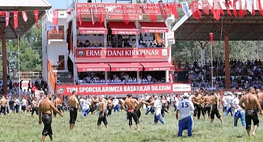 KIRKPINAR'DA BAŞPEHLİVANA 550 BİN LİRA ÖDÜL